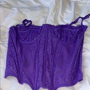 Urban Outfitters Purple Corset Top